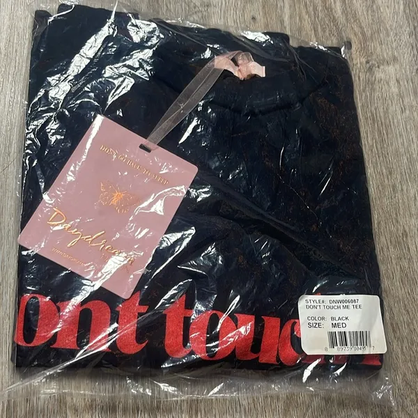 Dolls Kill/Daydream Nation “Don’t Touch Me” Black Graphic Tee - Image 13