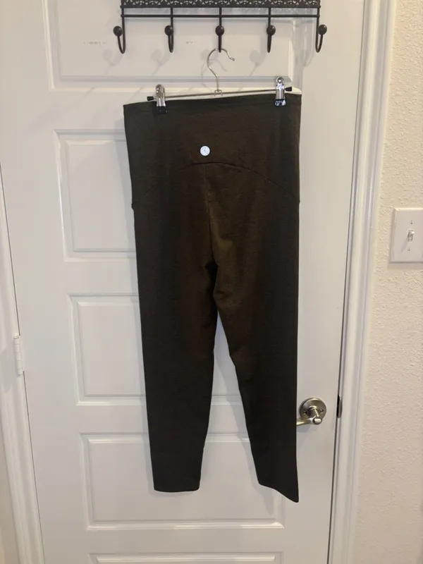 Threads 4 Thought T4T Maternity High Rise Leggings Olive Green Small - Image 3