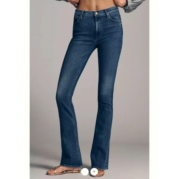 MOTHER Runaway Mid-Rise Slim Jeans - Image 2