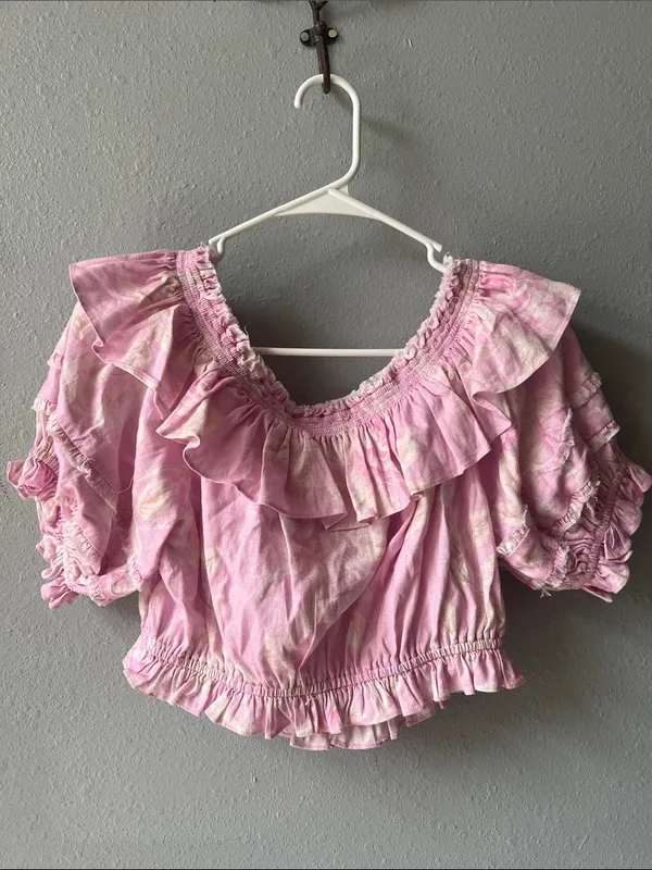 LoveShackFancy Audrille crop top - Image 4
