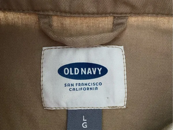Old Navy Tan Drawstring Utility Field Jacket - Image 4