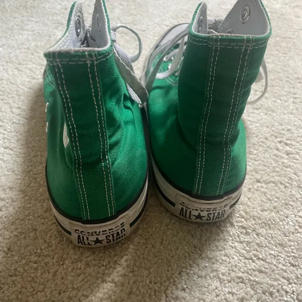 Converse Green High-Top Sneakers - Image 6