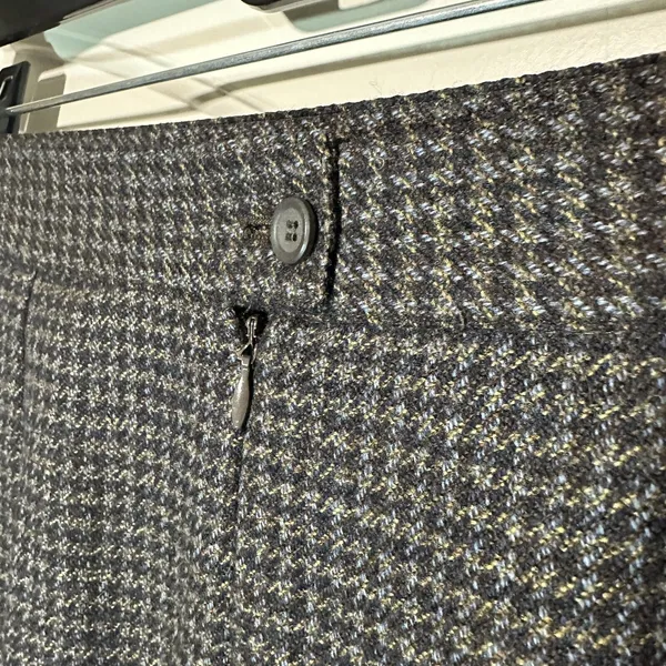 Burberrys Wool‎ Cashmere Donna Pencil Skirt Business Career Herringbone Large 48 - Image 4