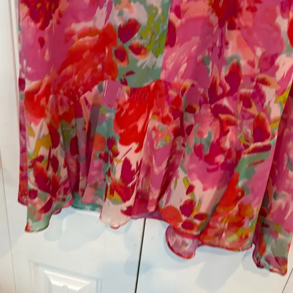 Eliza J. Pink Floral‎ Dress Size 12 - Image 5