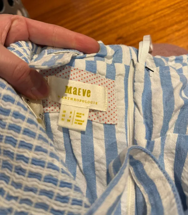 Reformation Anthropologie Maeve Strawberry Top - Image 7