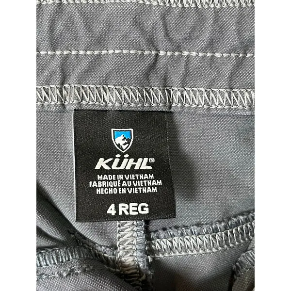 Kuhl Resistor Kraft Pant Size 4 Gray‎ Hiking Trail Outdoor Utility Granola Girl - Image 7