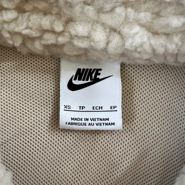 EUC Sportswear Swoosh Full Zip Jacket Sail Off White - Image 7