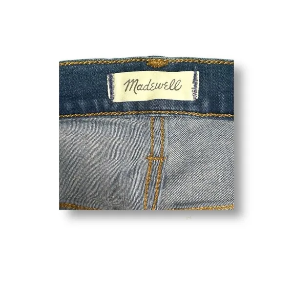 Madewell 10"‎ High Rise Roadtripper 30 Skinny Jeans Dark Wash Stretch Blue Denim - Image 10