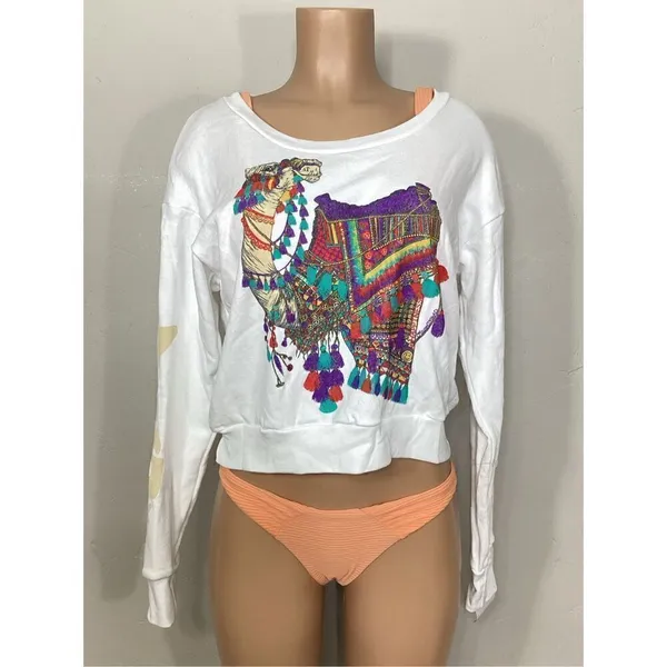 New Lauren Moshi love and peace sweatshirt. Small. $154 - Image 3