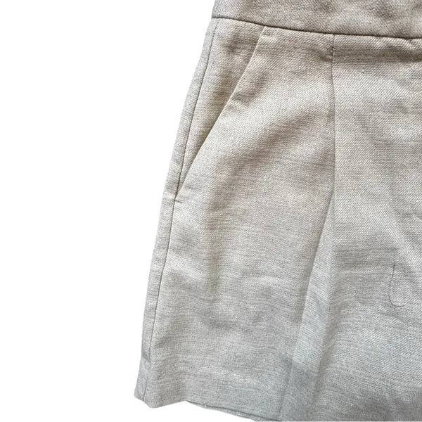 Zara Women's High Waist Pleated Paper Bag Style Shorts XS - Image 2