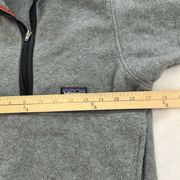 Patagonia Gray Fleece Half-Zip Pullover - Image 6