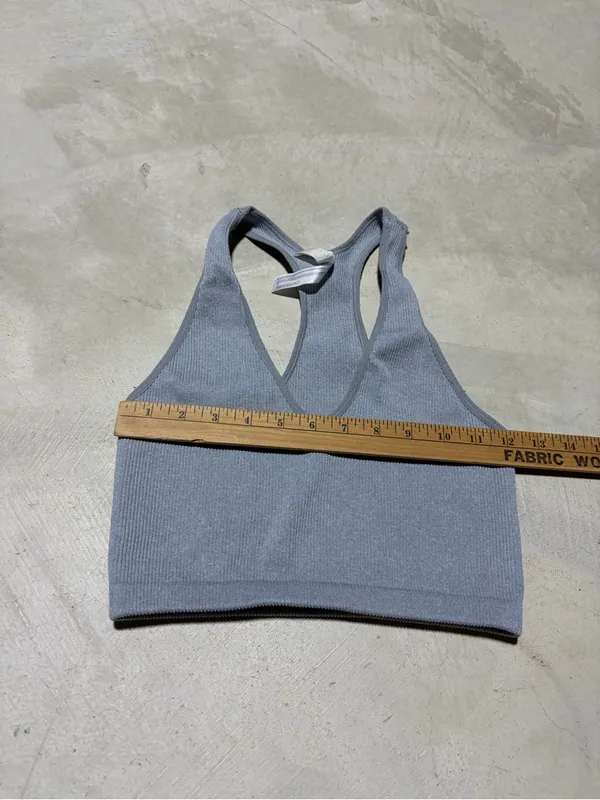 FP Movement by Free People Ribbed V-Neck Racerback tank medium - Image 2