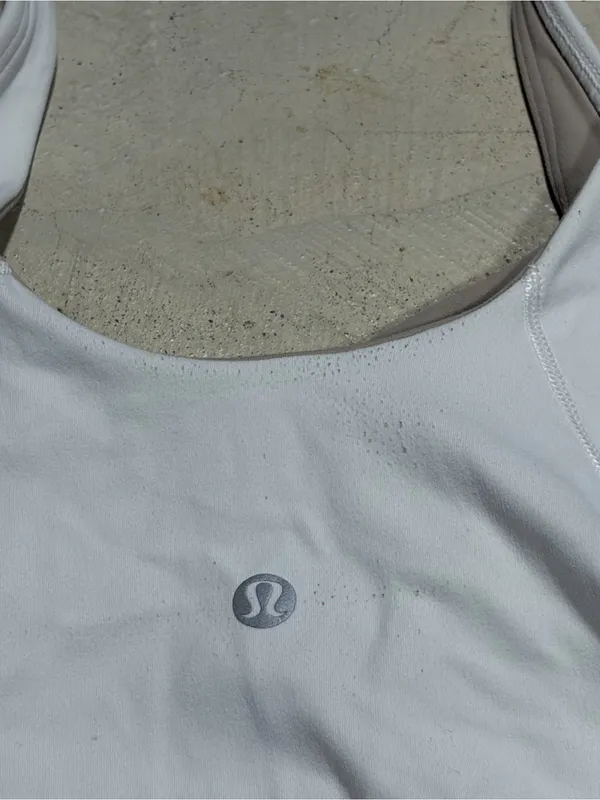 Lululemon White Women's V-Neck align Crop tank Top 8 - Image 2