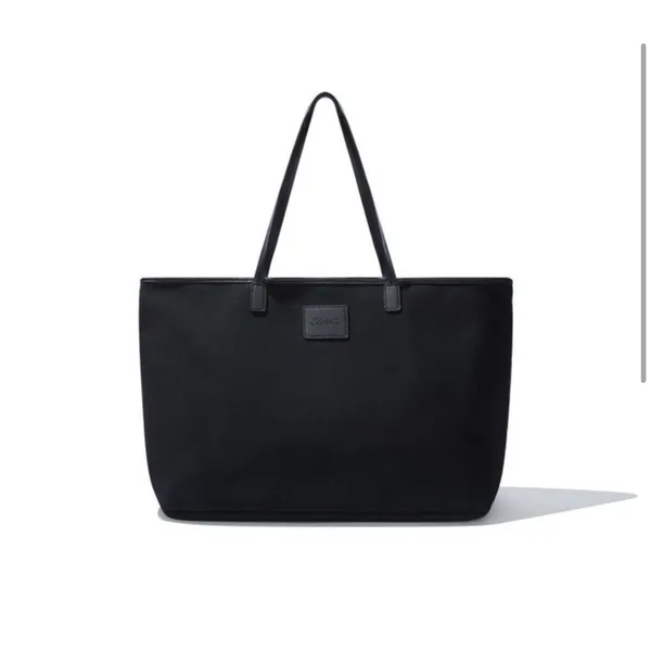 NEW Cleobella Large Black‎ Canvas Tote 22"x12" - Image 2