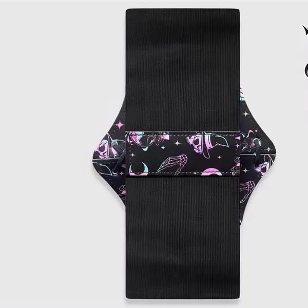 Black Corset with Ghost and Witch Print - Image 3