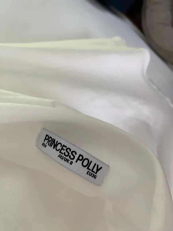 Princess Polly Strapless Mini Dress White - Image 3