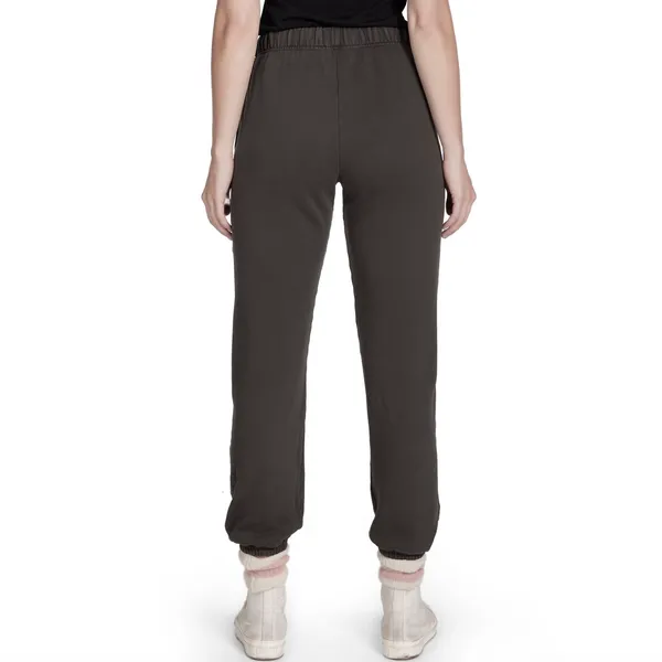 Les Tien Drawstring Waist Classic Heavy Sweatpants Vintage Black Gray Size Small - Image 6