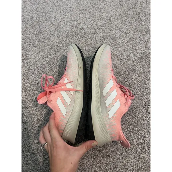 Adidas Edge Lux 4‎ Running Shoes Pink White Women's Size 9.5 Athletic Gym - Image 4