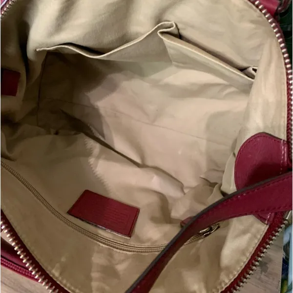 COACH Legacy Molly Duffle tote satchel purse handbag Cognac Glove Leather - Image 10