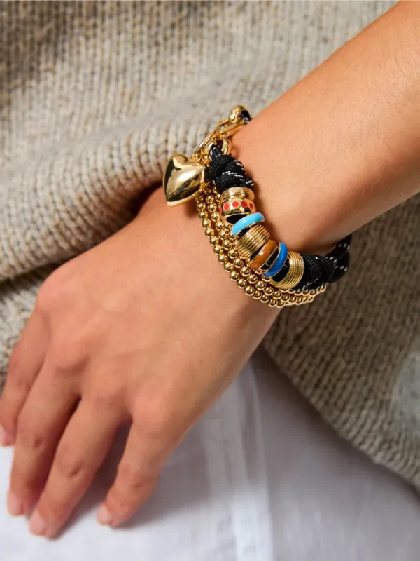 NWOT Roxanne Assoulin The Super Size Happy Cord Bracelet - Image 3