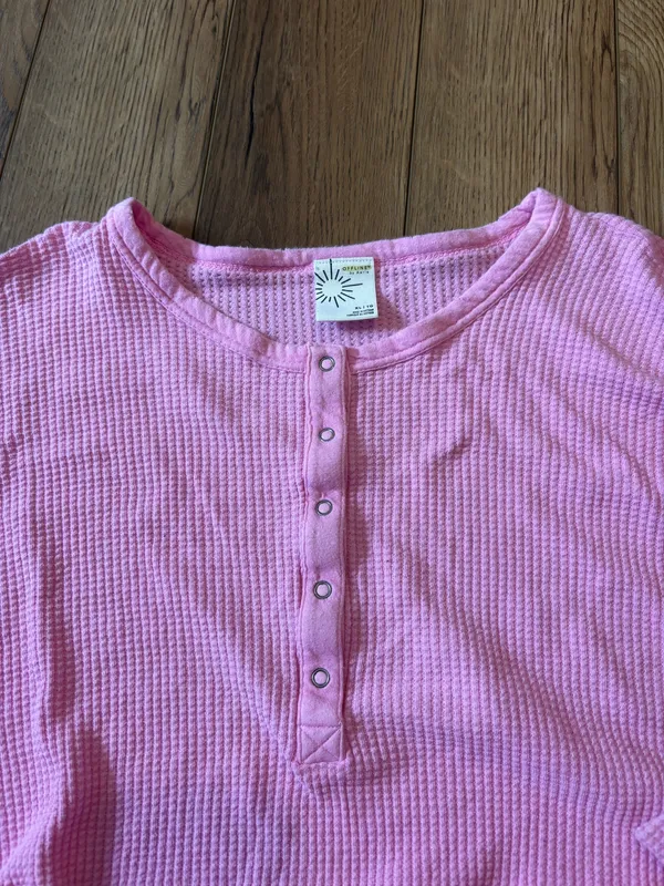 Aerie Henley Long Sleeve Top - Image 3