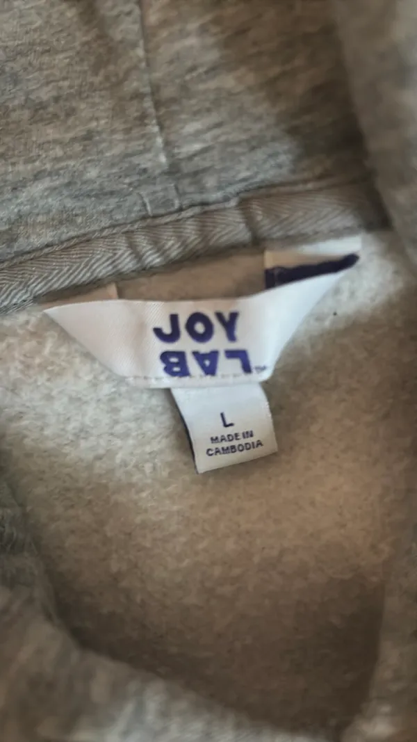 Gray Joy Lab Hoodie - Image 2
