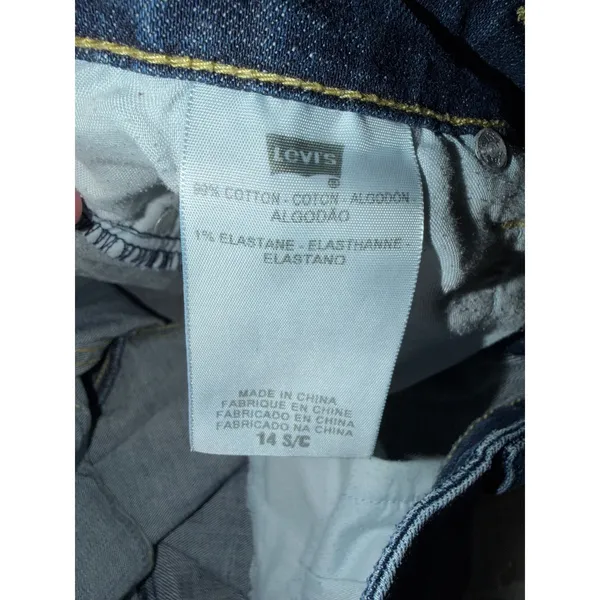 Levi's Mid Rise Skinny Jeans Women's Size‎ 14 Medium Wash The Original Jean - Image 4
