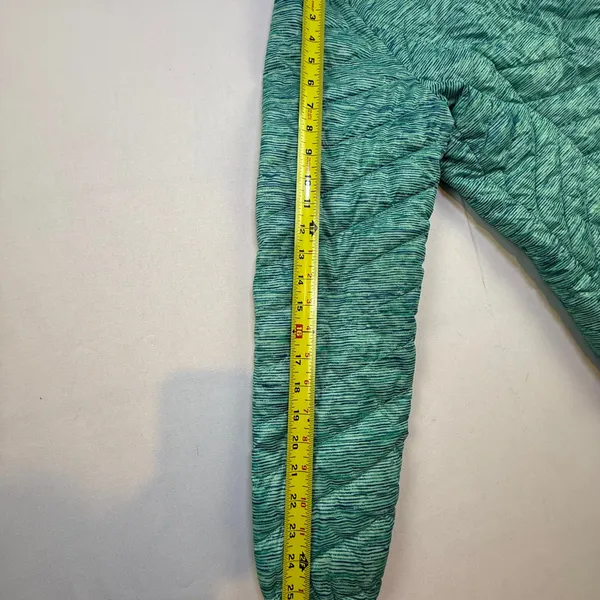 Tek Gear Women's Warm Tek Quilted Puffer Jacket Aqua Green Space Dye - Image 14