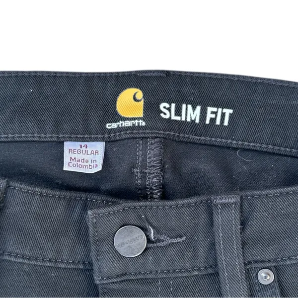Carhartt Women’s Slim Fit Work Pants Black Size 14 Regular NWT Without Tags - Image 6