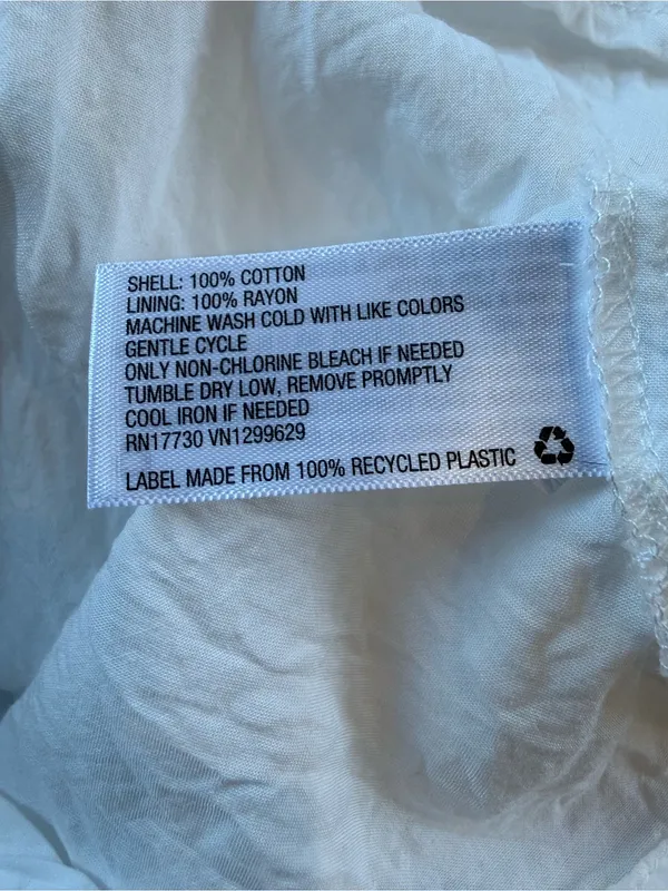 Knox Rose White Cotton Eyelet Midi Dress Small - Image 4