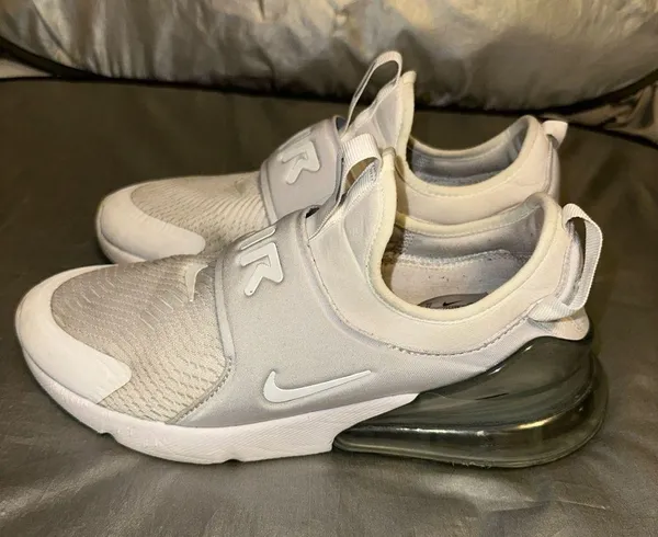 Nike Air Max 270 Extreme (GS) Shoes CI1108-100 Size 8.5 Women's = 7 Youth White - Image 2