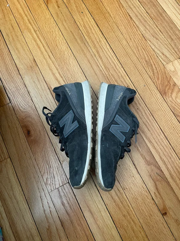 New Balance 696 LEATHER low Top ties Trainers Run Athletic Active Sport Gym - Image 4