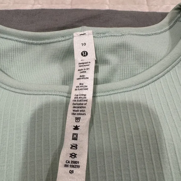 Lululemon Ebb to Street Long Sleeve Delicate Mint - Image 3