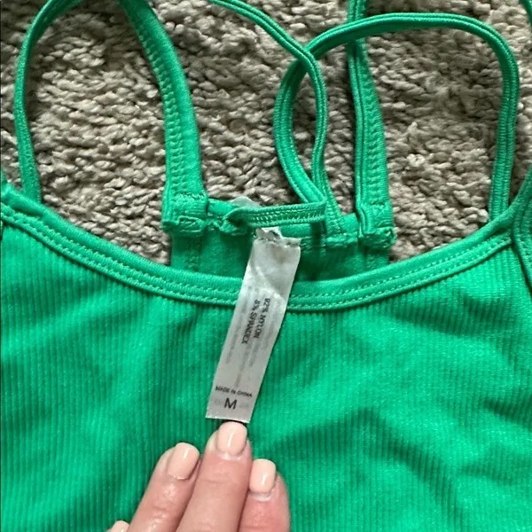 Crop tank green Size M - Image 2