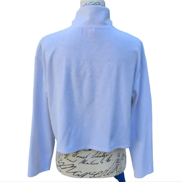 Stoney Clover -808 Lane White Sweatshirt 1/3 zip‎ up Medium - Image 5