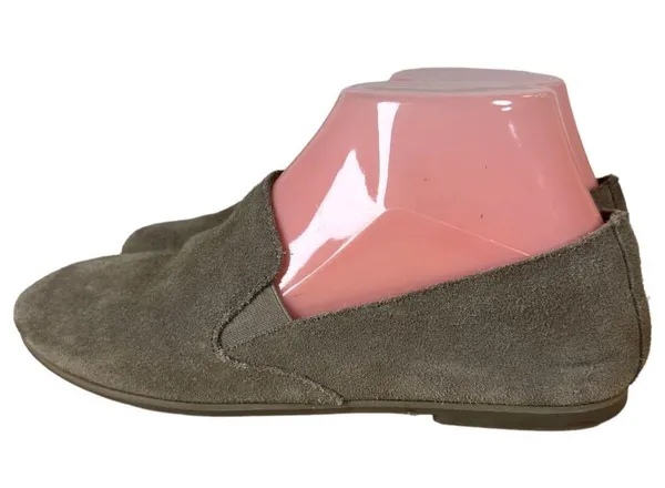 Lucky Brand Taupe Suede Slip On Flats Women's Size 7.5 - Image 6