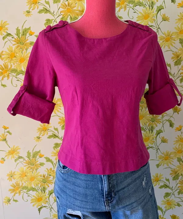 Two Piece Pants And Blouse Matching Set size M - Image 4