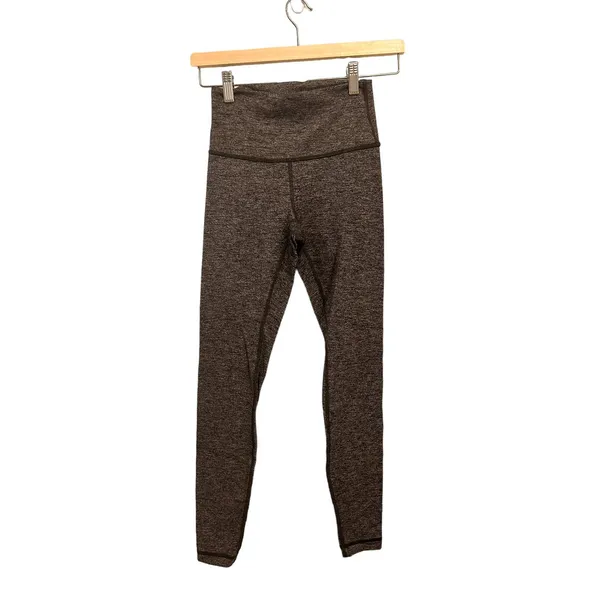 Lululemon Wunder Under Hi-Rise Tight *28" Heathered Black #4 - Image 7