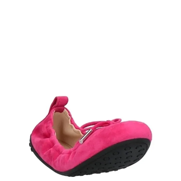 NWT Tod's Pink Suede Flats WU 35/ US 5 no box - Image 3