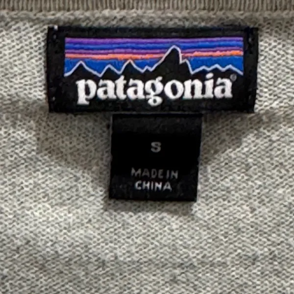 1472 | Patagonia Wornwear Lightweight Cotton Blend Sweater Gray Women S Gorpcore - Image 3