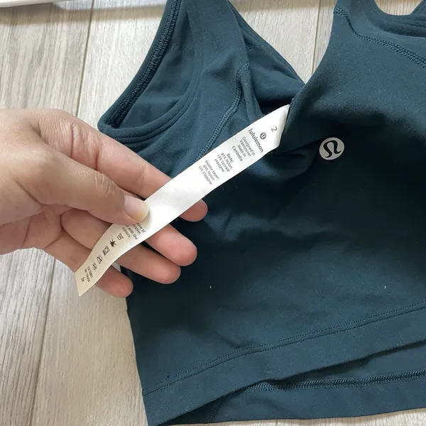 Lululemon Align Tank Top crop womens Teal size 2 workout athleisure gym outdoor - Image 2