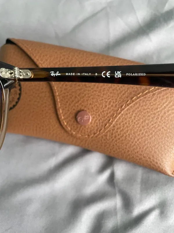 Authentic Ray-Ban Hawkeye Havana Polarized Sunglasses - Image 3