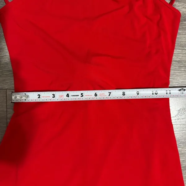Red High Neck Maxi Dress S Halter Open Back‎ Lace Up Strappy Bodycon Formal Gown - Image 6