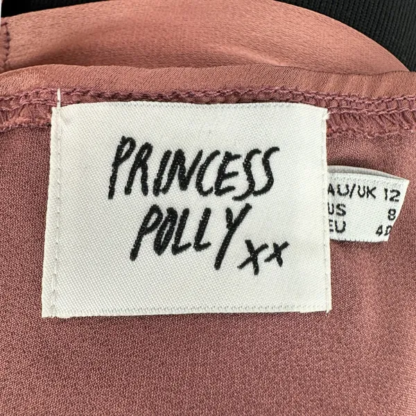 Princess Polly | Size 8 | Kali Maxi Dress in Light Mauve Prom Bridesmaid Formal - Image 7