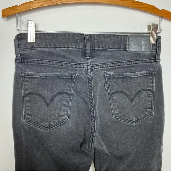Levi’s black 711 skinny jeans women’s size 27 casual minimalist‎ trendy - Image 5