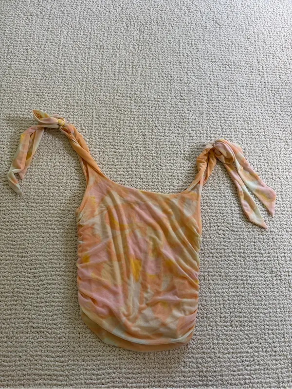 Free people multi tie dye crop top - Image 2