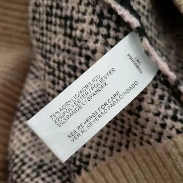 By Design Leopard Print Ivory Rose Knit Crewneck Pullover Sweater - Image 4