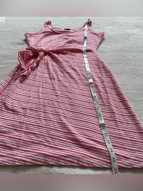 Talbots Diagonal Striped Cotton Sun Dress size S - Image 7