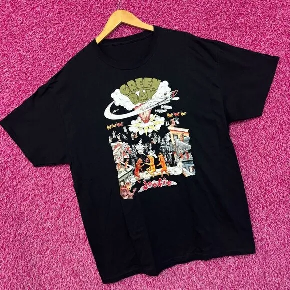 Green Day Dookie Album Cover Art Pop-Punk Rock Tee XL - Image 3