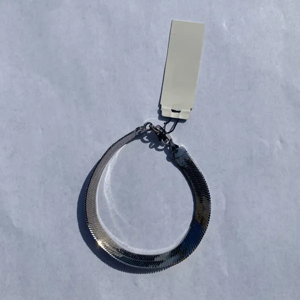 ⚜️ VTG Vintage 1990s NWT Johnathan Paul 7” Silver Plated Herringbone Chain Bracelet $29.00 ⚜️ - Image 8